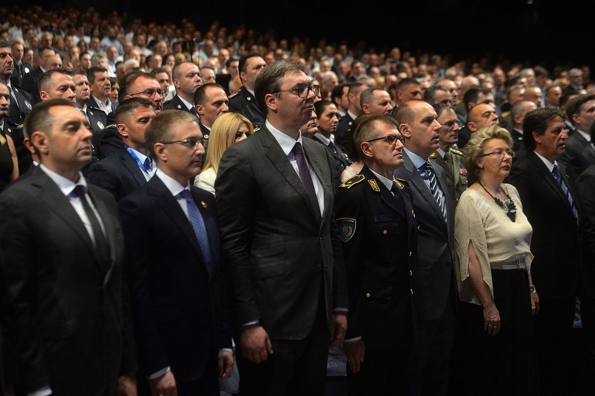 Председник Вучић присуствовао је централној манифестацији поводом прославе Дана МУП и Дана полиције Председник Вучић присуствовао је централној манифестацији поводом прославе Дана МУП и Дана полиције