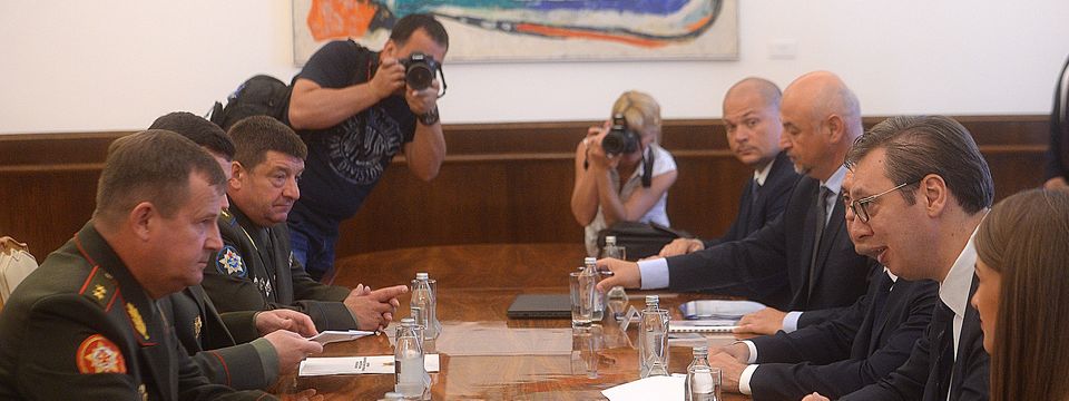 Састанак са министром одбране Републике Белорусије