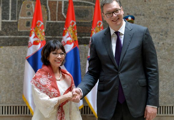 Predsednik Vučić primio akreditivna pisma novoimenovanih ambasadora