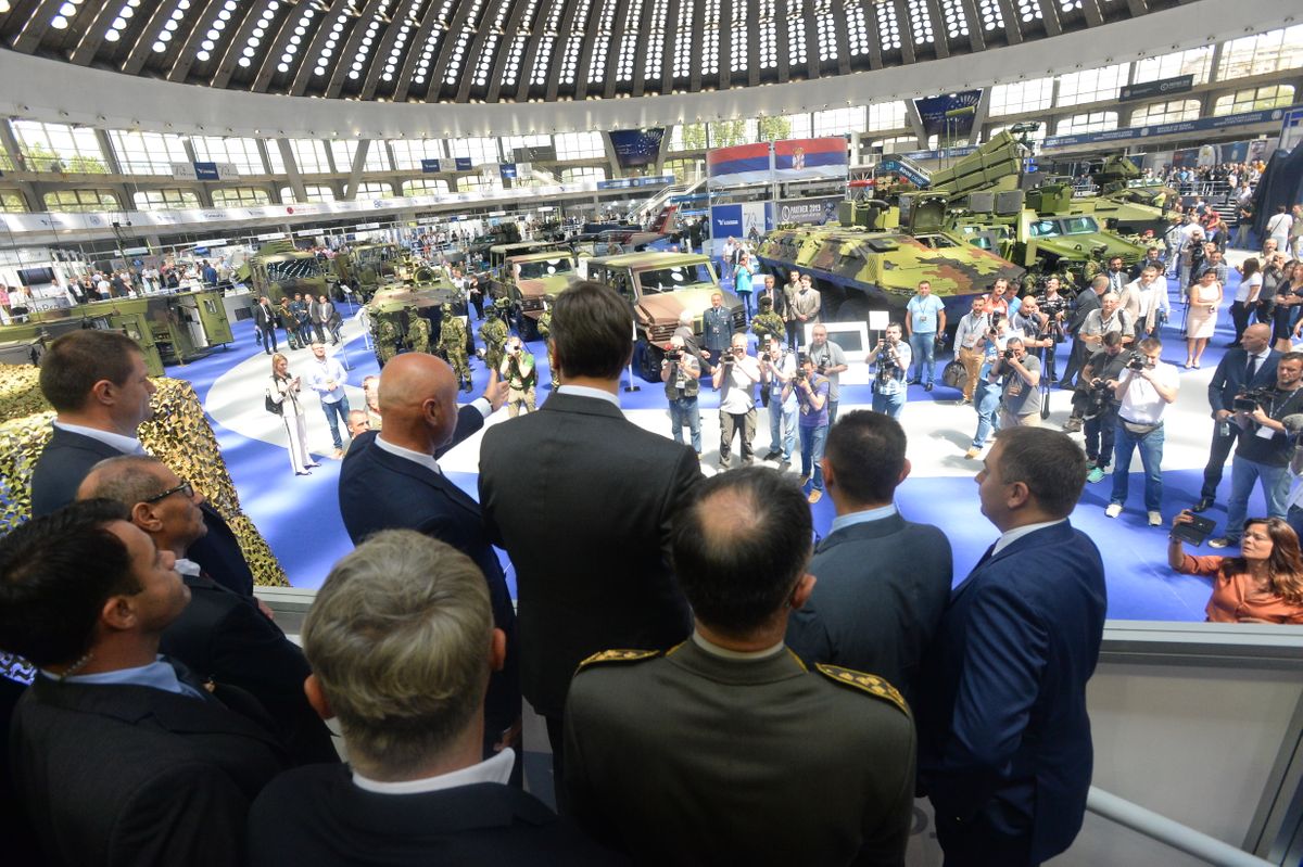 Predsednik Republike Srbije Aleksandar Vučić prisustvovao Devetom međunarodnom sajmu naoružanja i vojne opreme „Partner 2019“