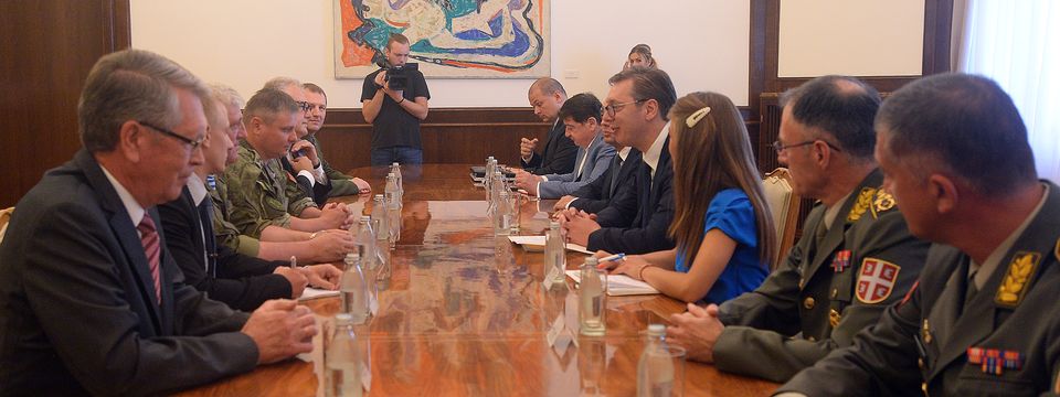 Састанак са делегацијом министарстaва одбране Руске Федерације и Републике Белорусије