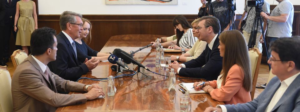 Oproštajna poseta ambasadora Ruske Federacije Aleksandra Čepurina