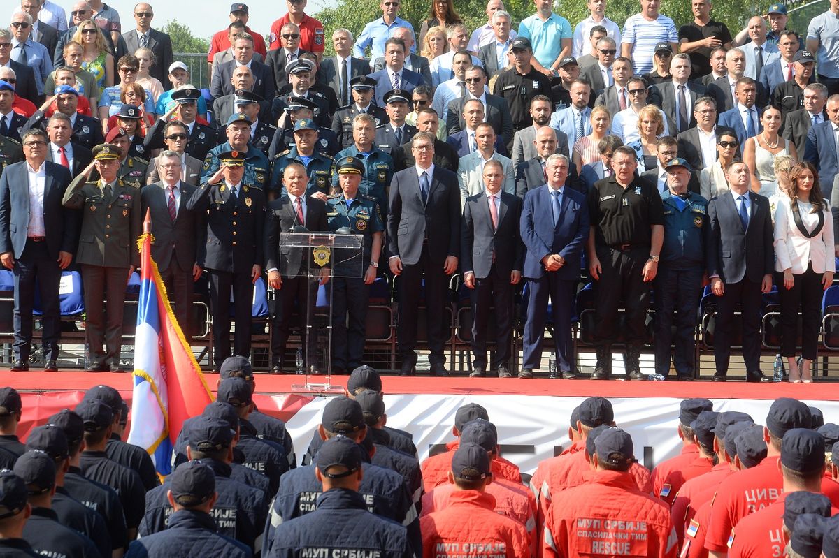 Predsednik Vučić prisustvovao ceremoniji zatvaranja međunarodne vežbe SRBIJA 2019