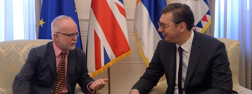 Oproštajna poseta ambasadora Ujedinjenog Kraljevstva