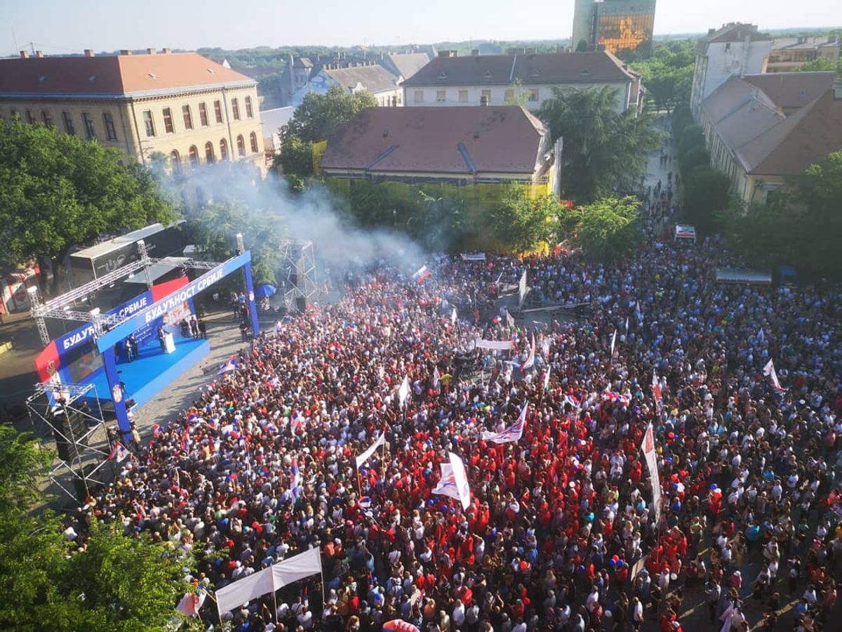 Predsednik Republike Srbije Aleksandar Vučić obišao Zapadnobački okrug u okviru kampanje 