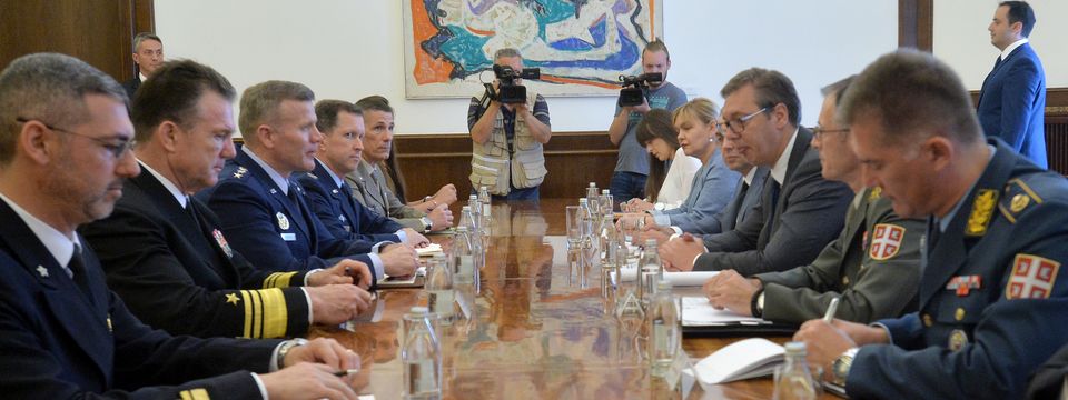 Састанак са командантом америчких војних снага у Европи