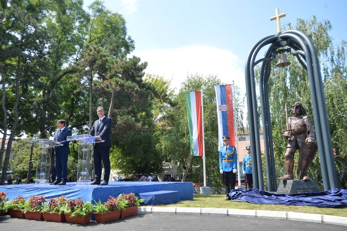 Predsednik Republike Srbije Aleksandar Vučić primio je u radnu posetu predsednika Mađarske Janoša Adera