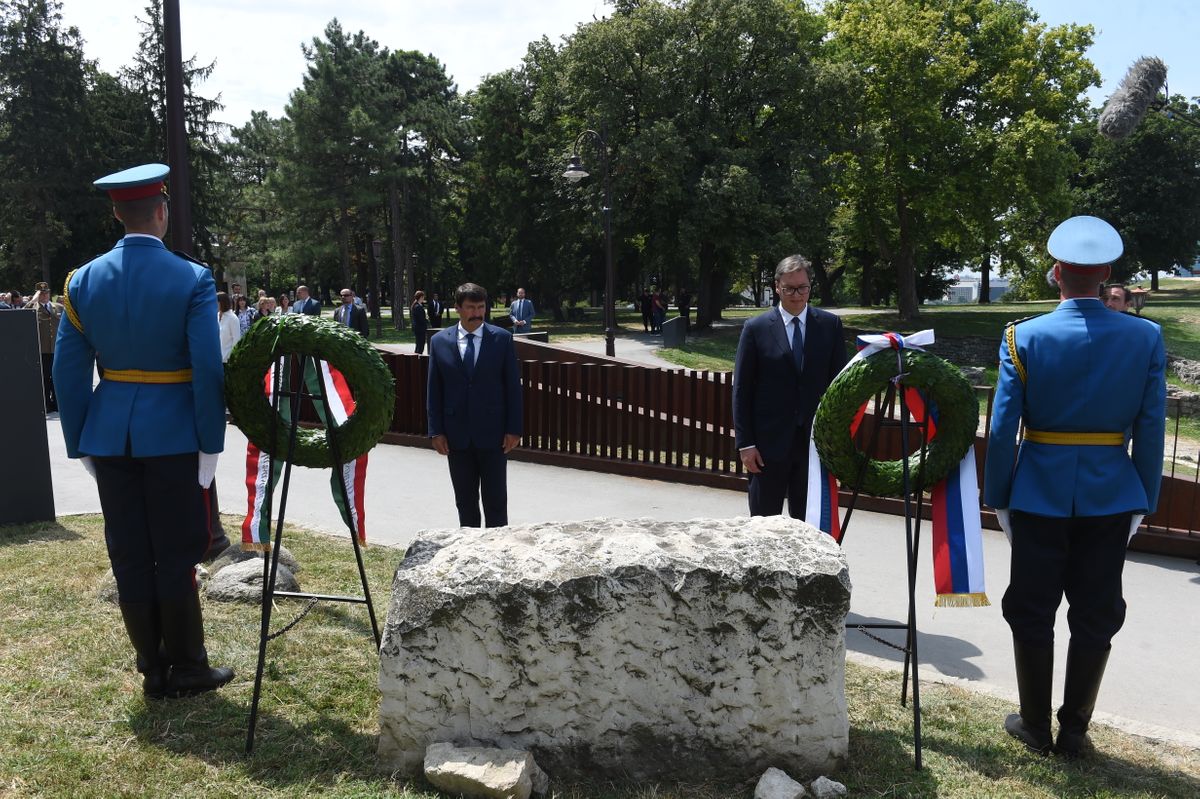 Председник Републике Србије Александар Вучић примио је у радну посету председника Мађарске Јаноша Адера