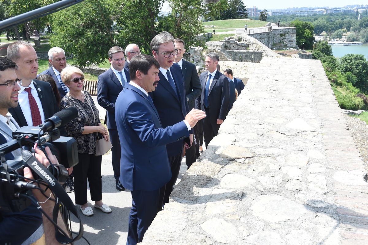 Hungarian President János Áder Visits Serbia