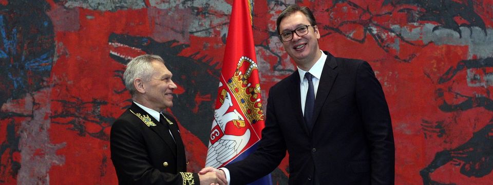 Predsednik Vučić primio akreditivno pismo novoimenovanog ambasadora Ruske Federacije