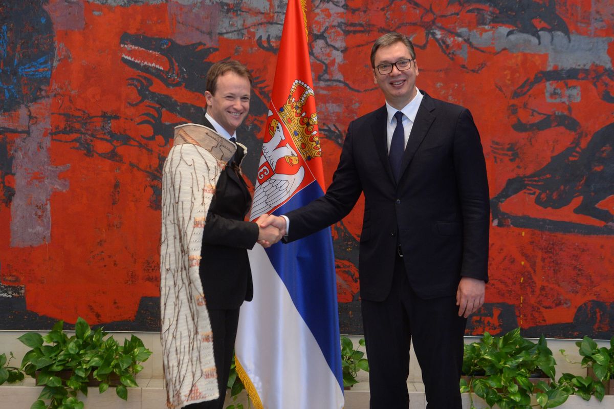 President Vučić receives the Letters of Credence from Non-Resident Ambassadors