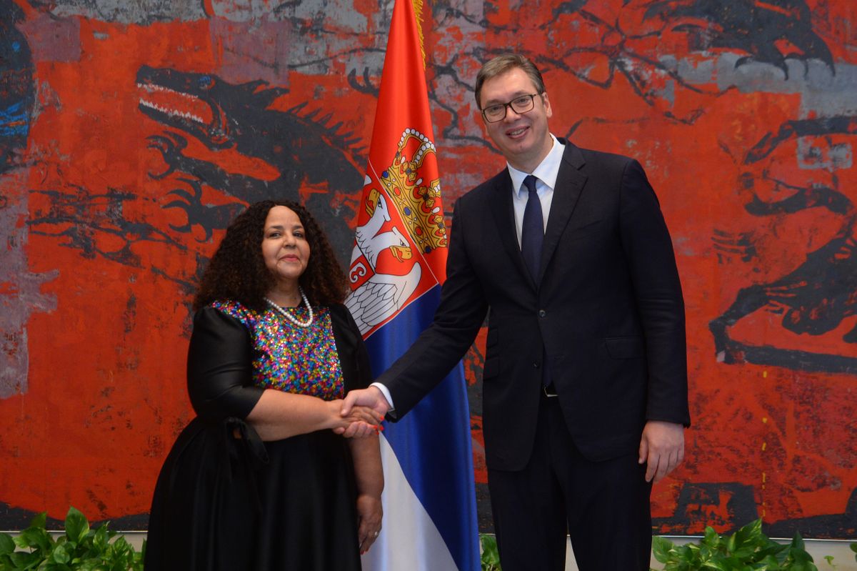 President Vučić receives the Letters of Credence from Non-Resident Ambassadors