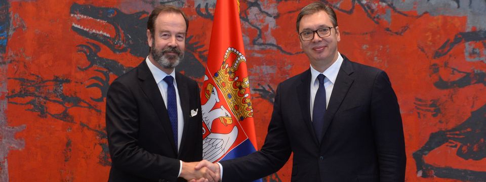 Predsednik Vučić primio akreditivna pisma novoimenovanog ambasadora Kraljevine Holandije