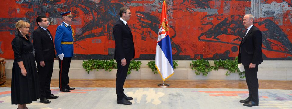 Novoimenovani ambasador Francuske predao akreditivna pisma predsedniku Vučiću