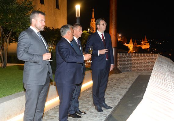 Predsednik Vučić u poseti Budimpešti