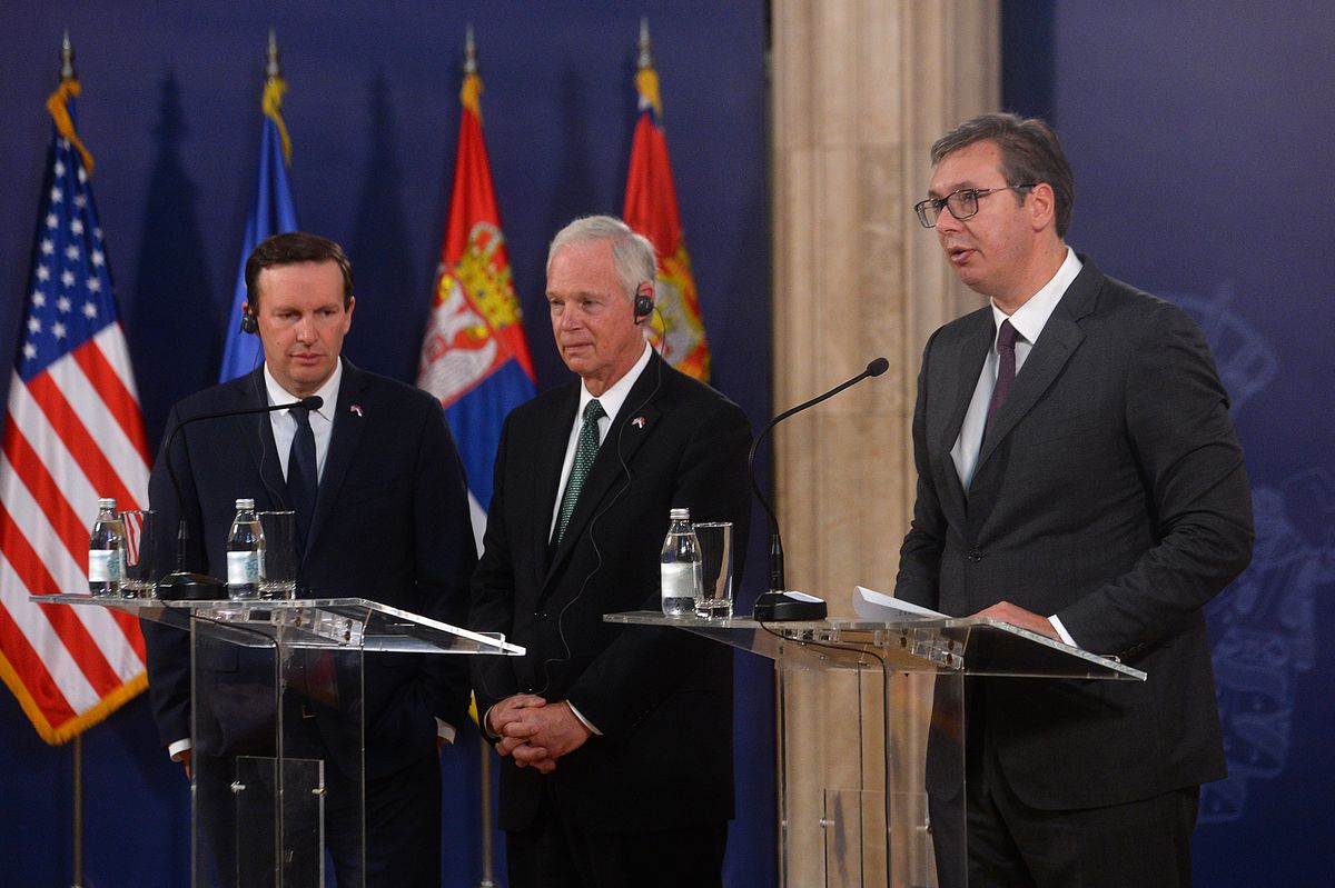 President Vučić meets US Senators Ron Johnson and Chris Murphy
