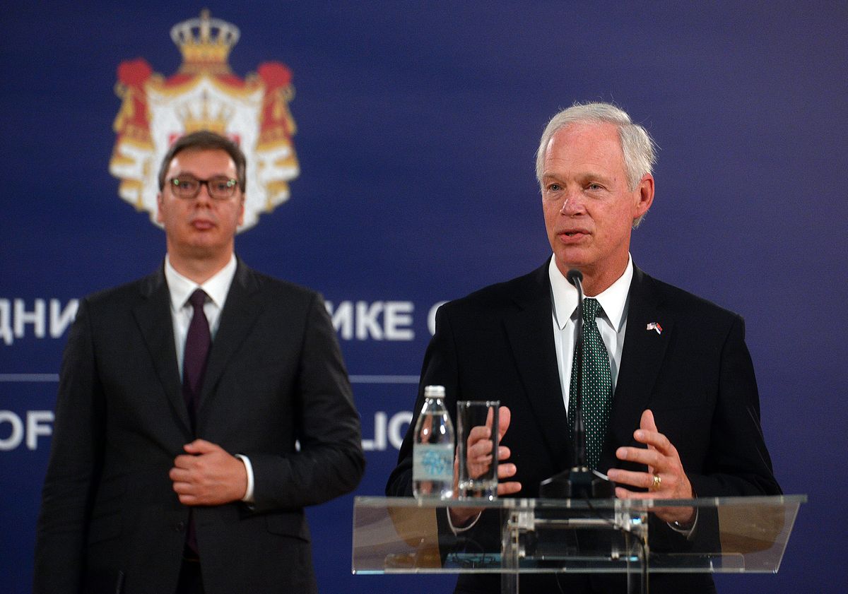 President Vučić meets US Senators Ron Johnson and Chris Murphy