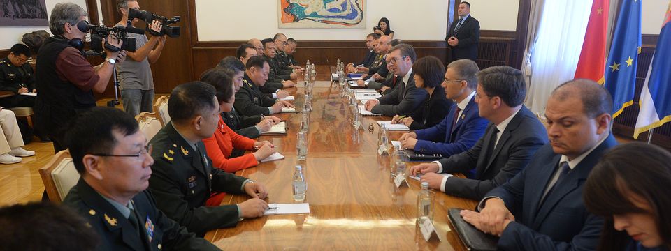 Састанак са првим потпредседником Централне војне комисије НР Кине