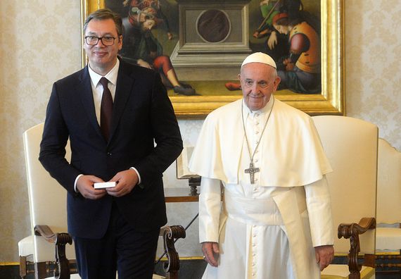 Predsednik Vučić sastao se sa Njegovom svetošću papom Franciskom