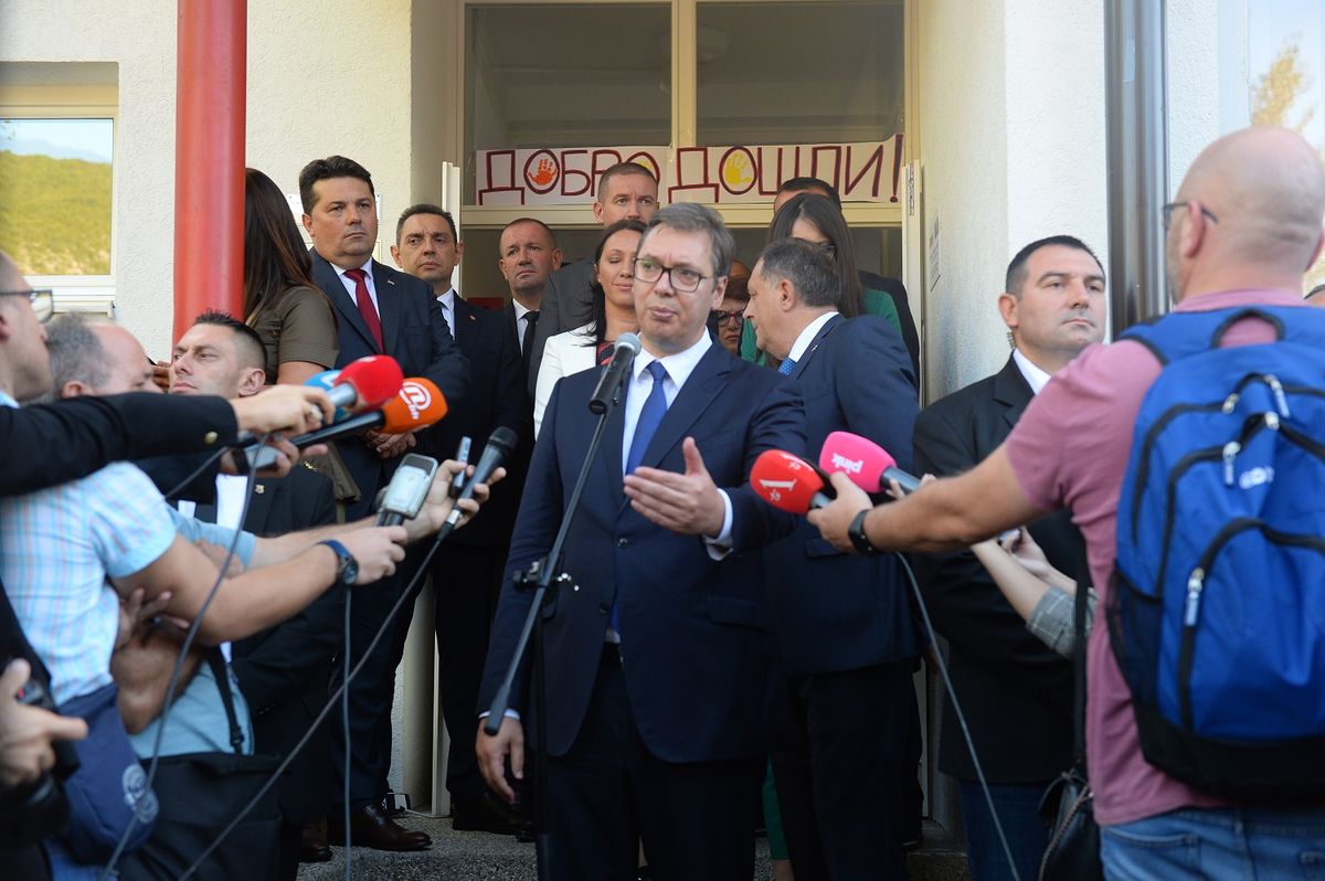Predsednik Vučić u poseti Drvaru
