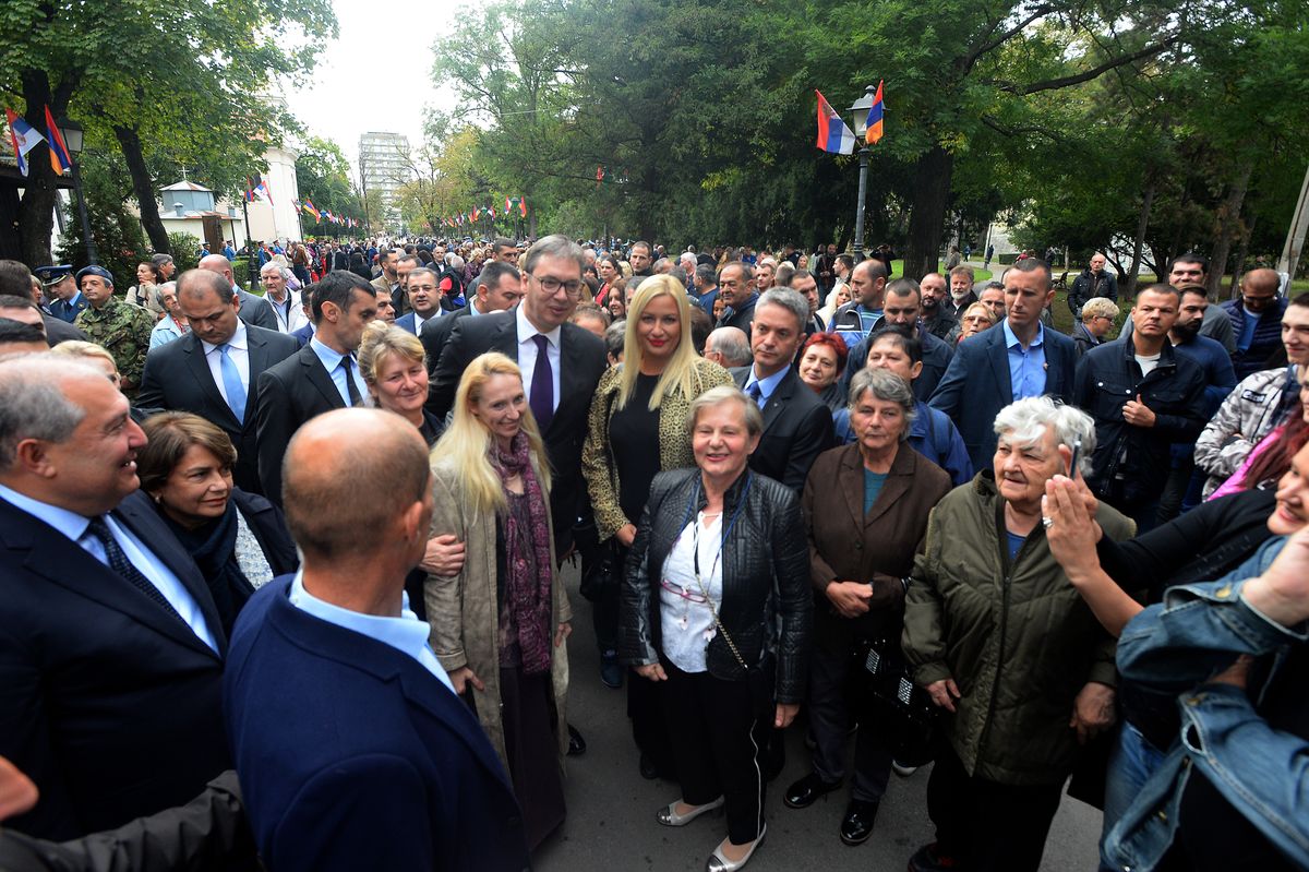 President of the Republic of Armenia in the official visit to the Republic of Serbia