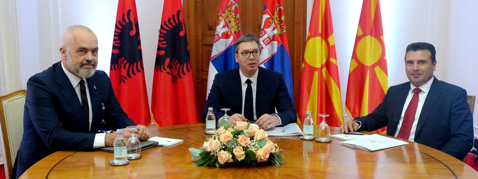 Predsednik Vučić sastao se sa predsednikom Vlade Republike Severne Makedonije i predsednikom Vlade Republike Albanije