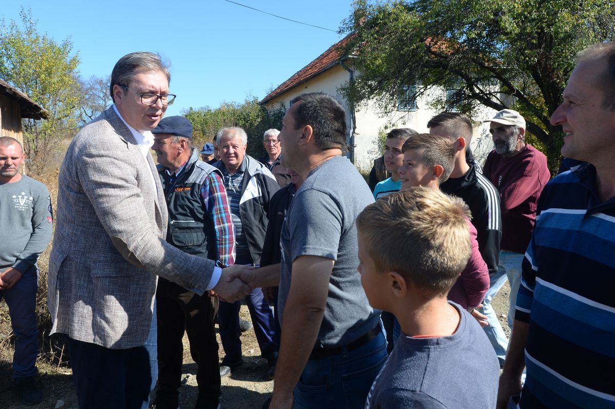 Predsednik Vučić obišao Toplički okrug u okviru kampanje 