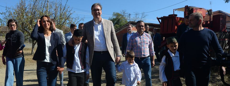Predsednik Vučić obišao Toplički okrug u okviru kampanje "Budućnost Srbije"