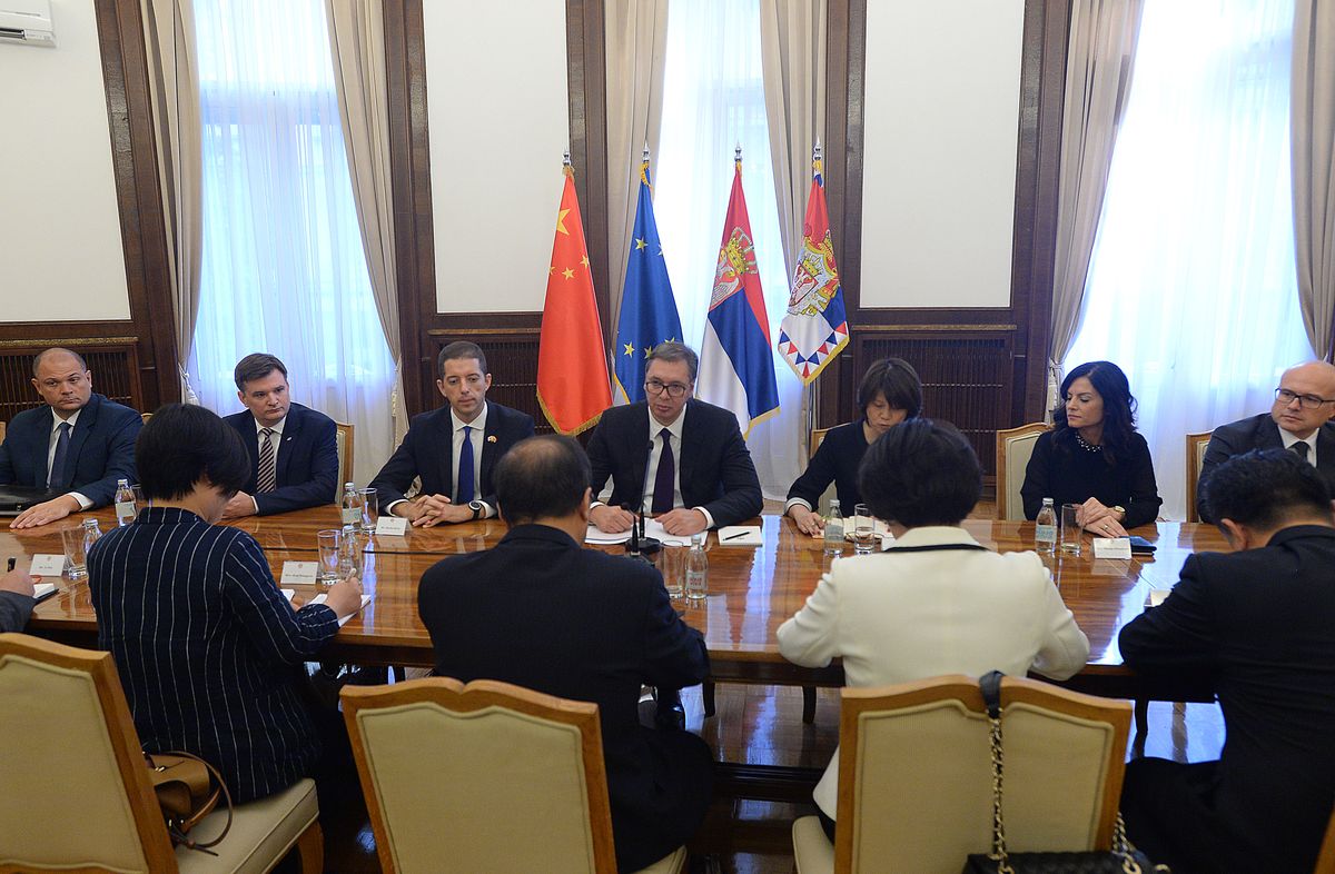 Meeting with the member of the Politburo of the Communist Party of China and Secretary of the CCP Central Secretariat