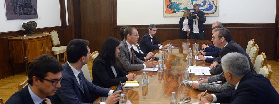 Predsednik Vučić sastao se sa delegacijom Međunarodnog monetarnog fonda