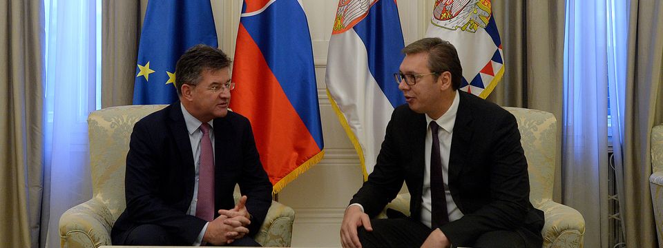 Председник Србије састао се са министром иностраних и европских послова Републике Словачке и вршиоцем дужности председника ОЕБС