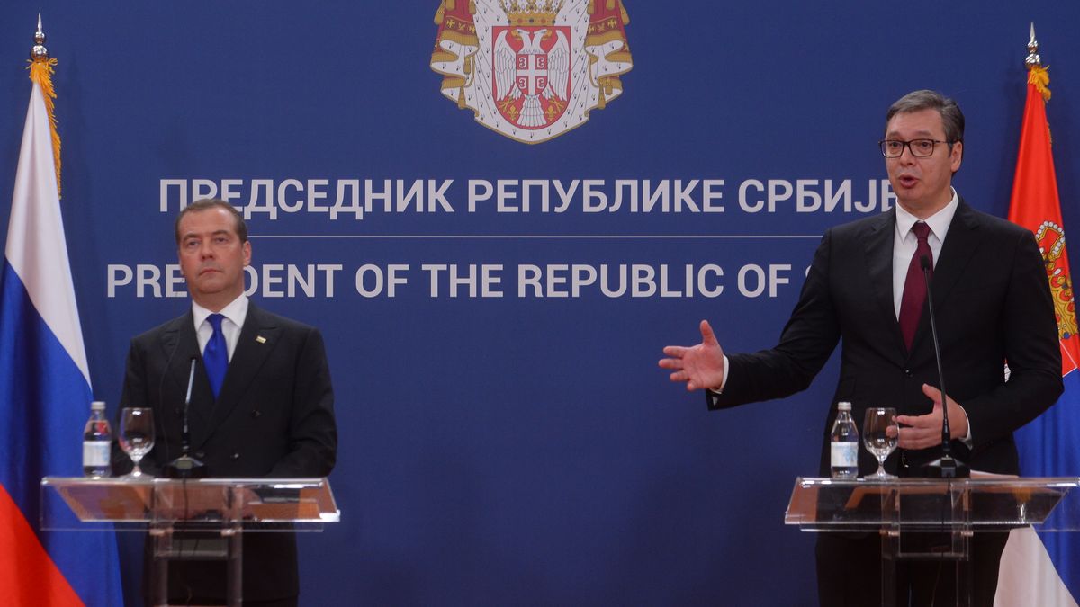 Prime Minister of the Russian Federation in a one-day visit to Serbia