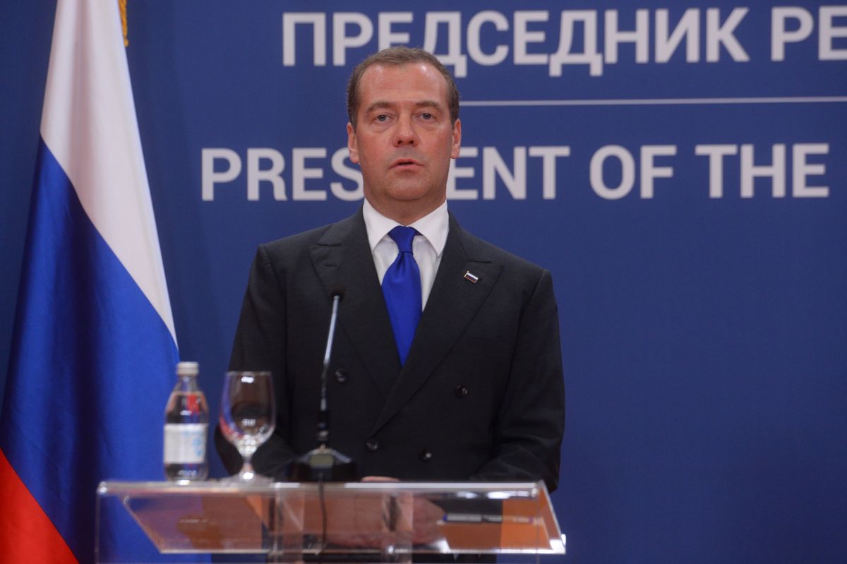 Prime Minister of the Russian Federation in a one-day visit to Serbia