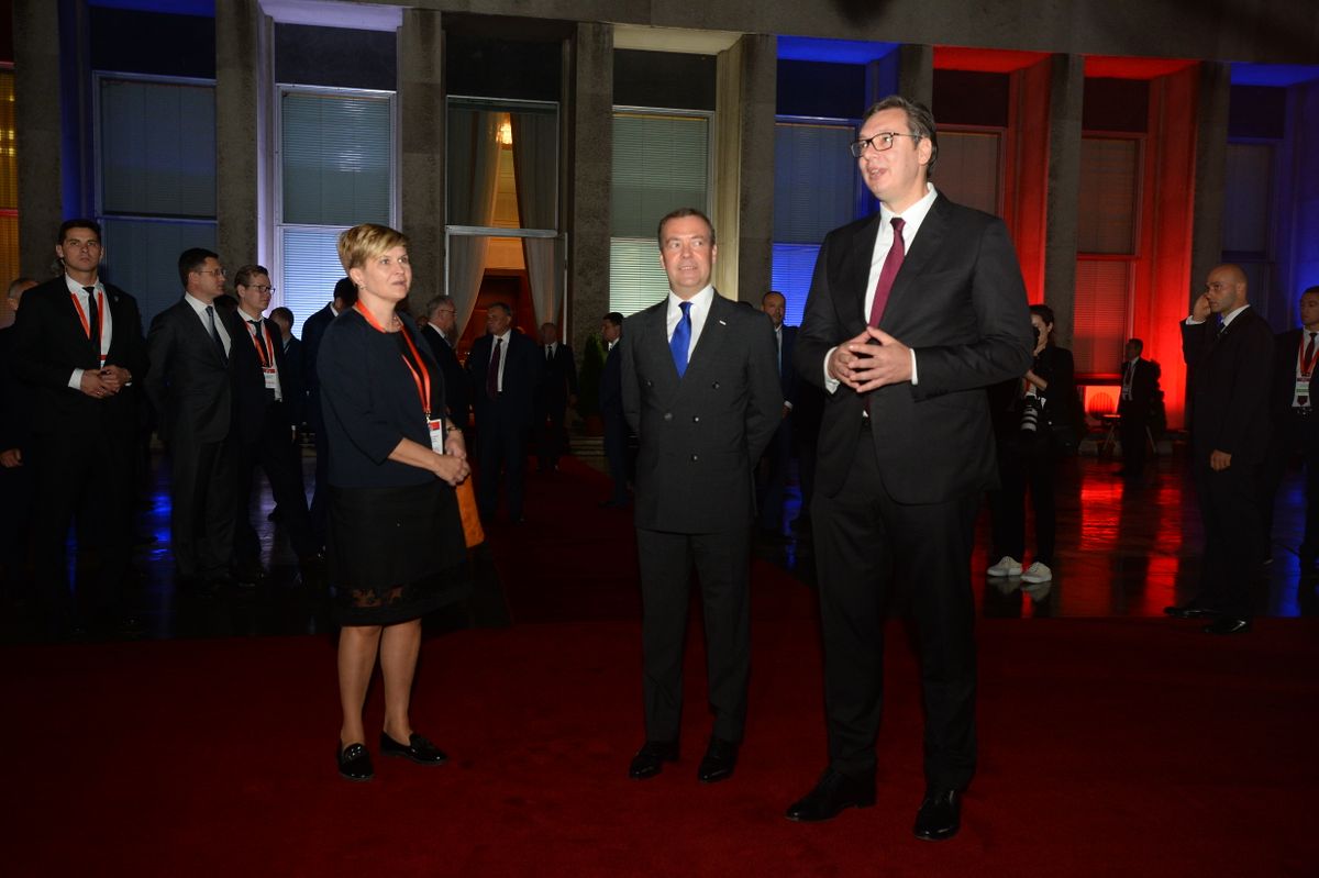 Prime Minister of the Russian Federation in a one-day visit to Serbia Prime Minister of the Russian Federation in a one-day visit to Serbia