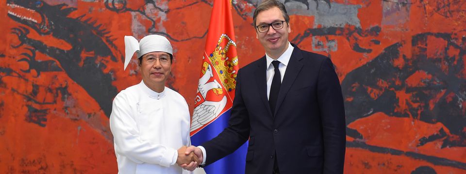 Predsednik Vučić primio akreditivna pisma novoimenovanog ambasadora Republike Mjanmarske Unije