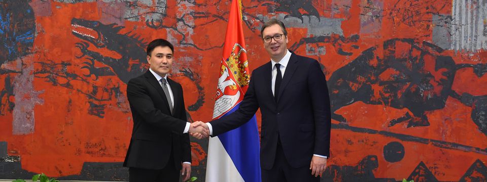 Novoimenovani ambasador Republike Kazahstan predao akreditivna pisma predsedniku Vučiću