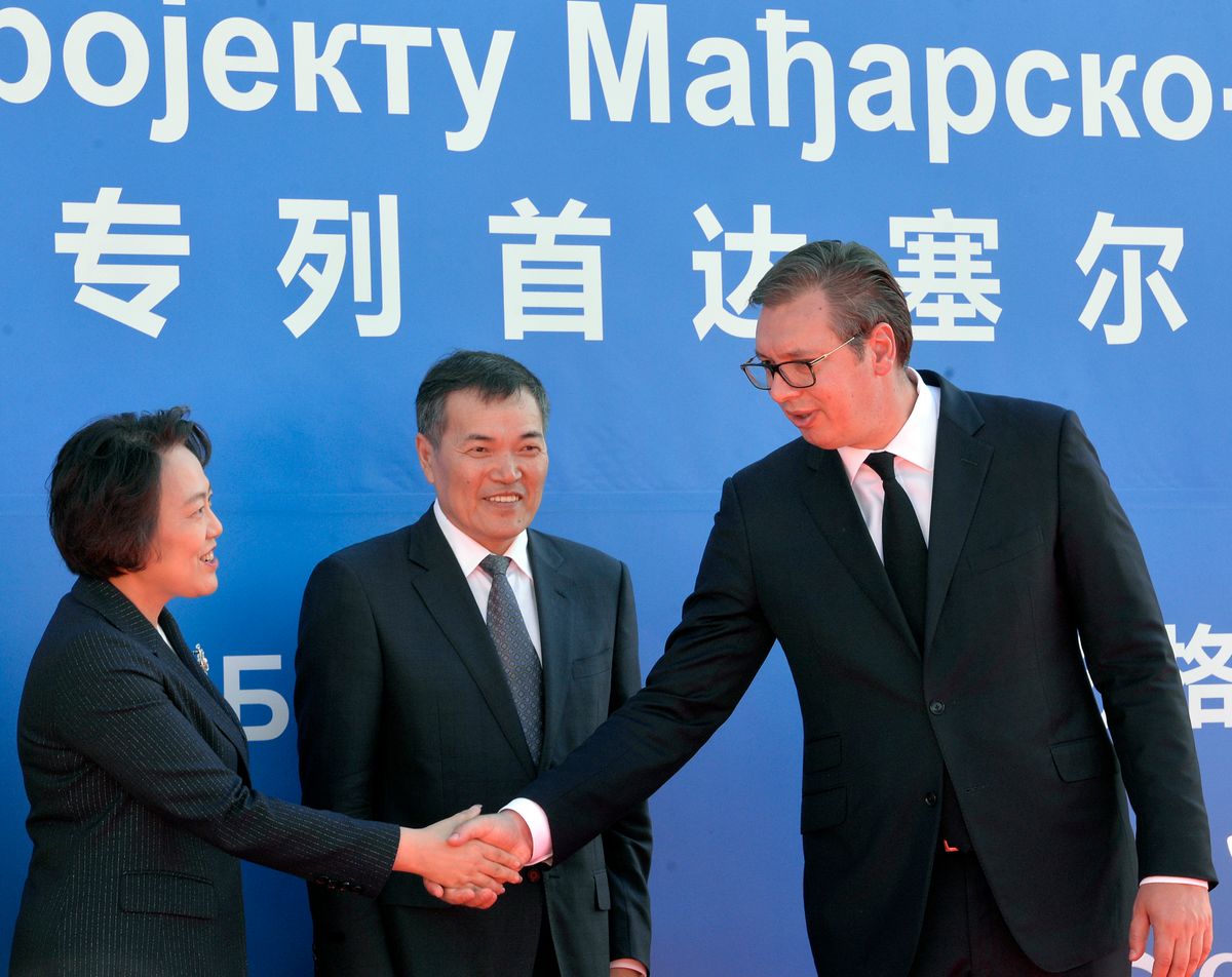 Predsednik Vučić prisustvovao dolasku prvog teretnog Voza iz Kine u Srbiju
