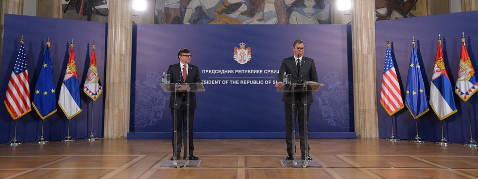 Predsednik Vučić sastao se sa zamenikom pomoćnika državnog sekretara SAD i specijalnim predstavnikom za Zapadni Balkan