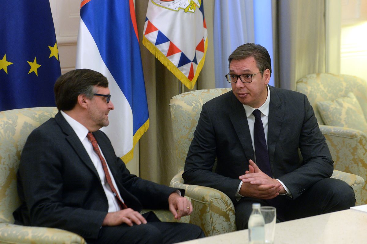 Predsednik Vučić sastao se sa zamenikom pomoćnika državnog sekretara SAD i specijalnim predstavnikom za Zapadni Balkan