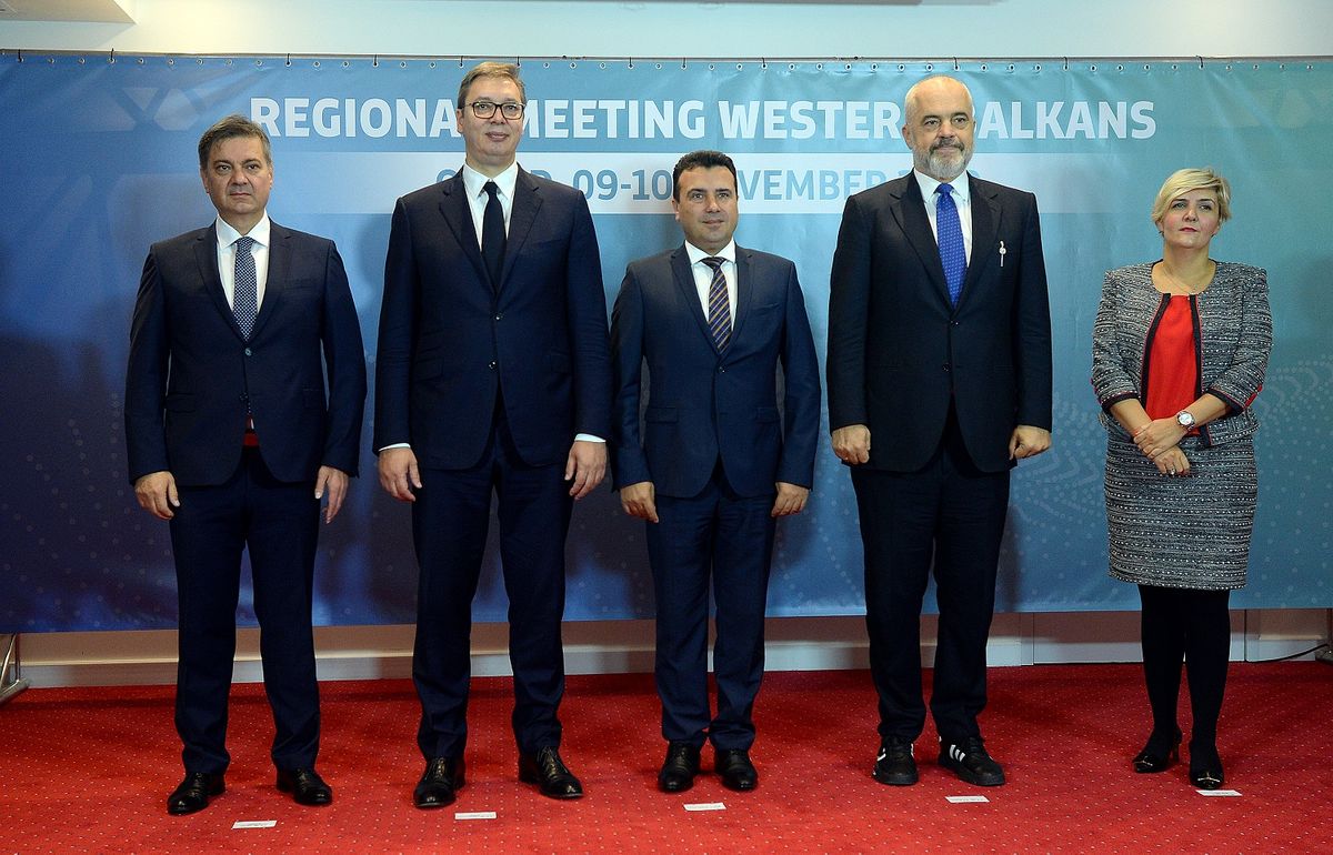 President Vučić at the meeting of the Western Balkans leaders