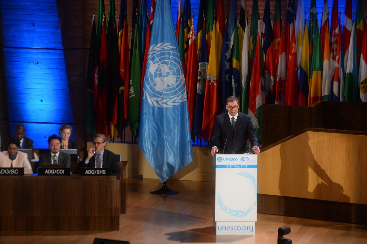 Address by President Vučić at the 40th Session of the UNESCO General Conference