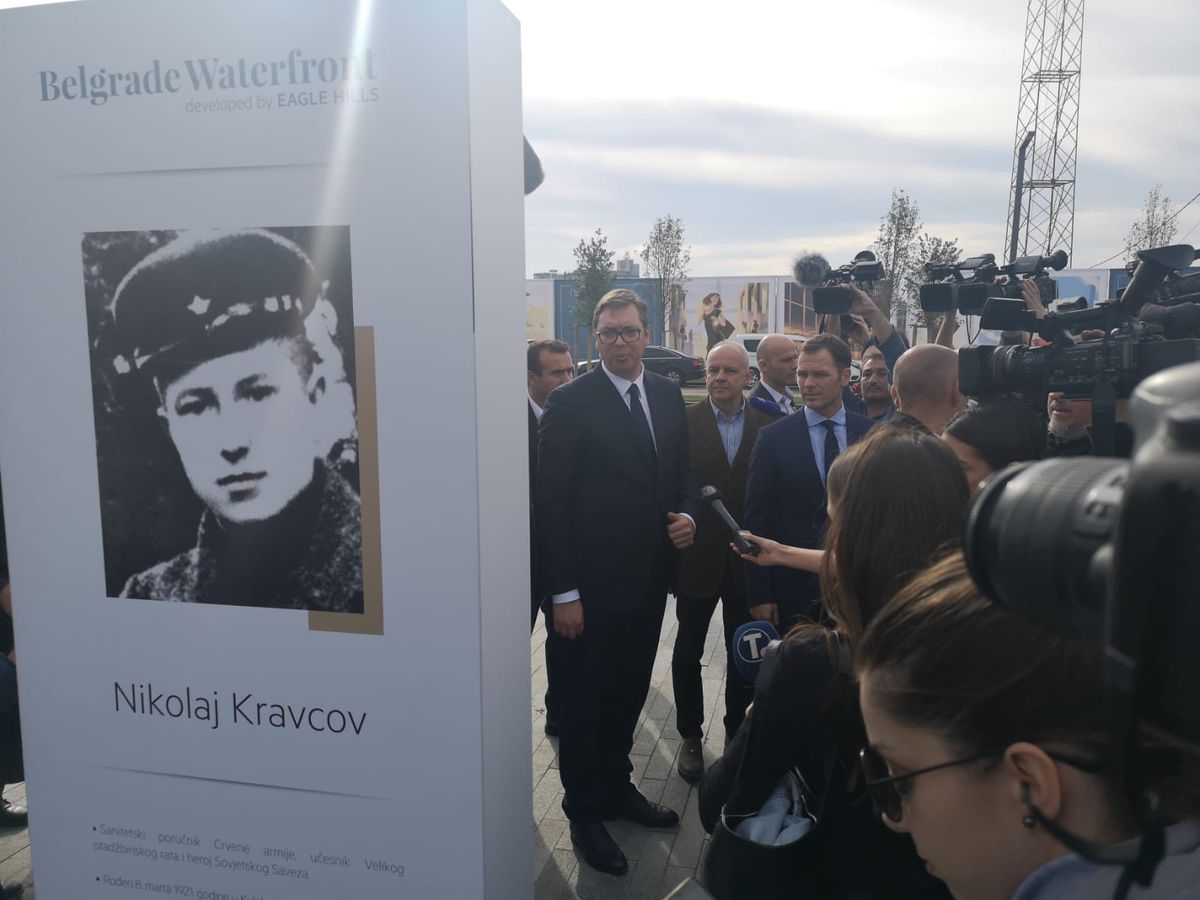 Predsednik Vučić prisustvovao je otvaranju Beogradskog parka, Bulevara Vudroa Vilsona i ulice Nikolaja Kravcova