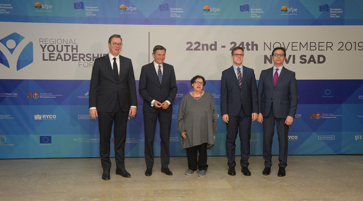 President Vučić at the fourth Regional Youth Leadership Forum President Vučić at the fourth Regional Youth Leadership Forum