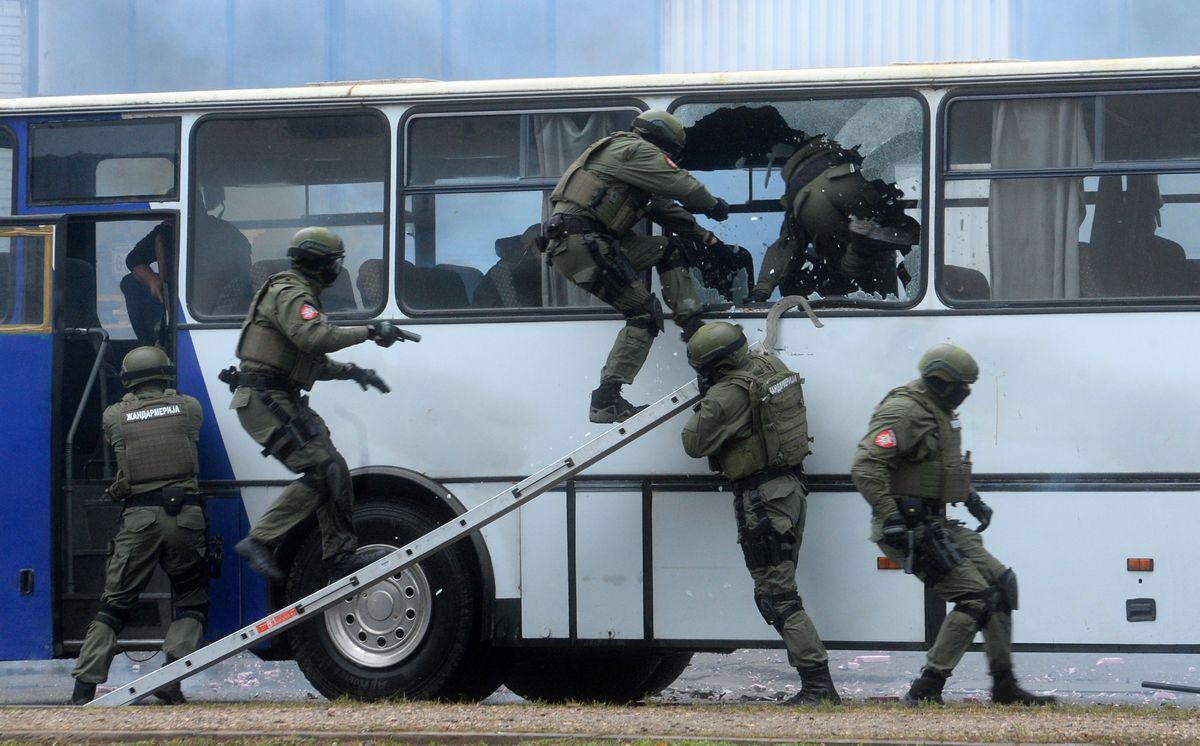 Pokazna vežba pripadnika MUP Republike Srbije i specijalnih jedinica policije Ministarstva javne bezbednosti NR Kine