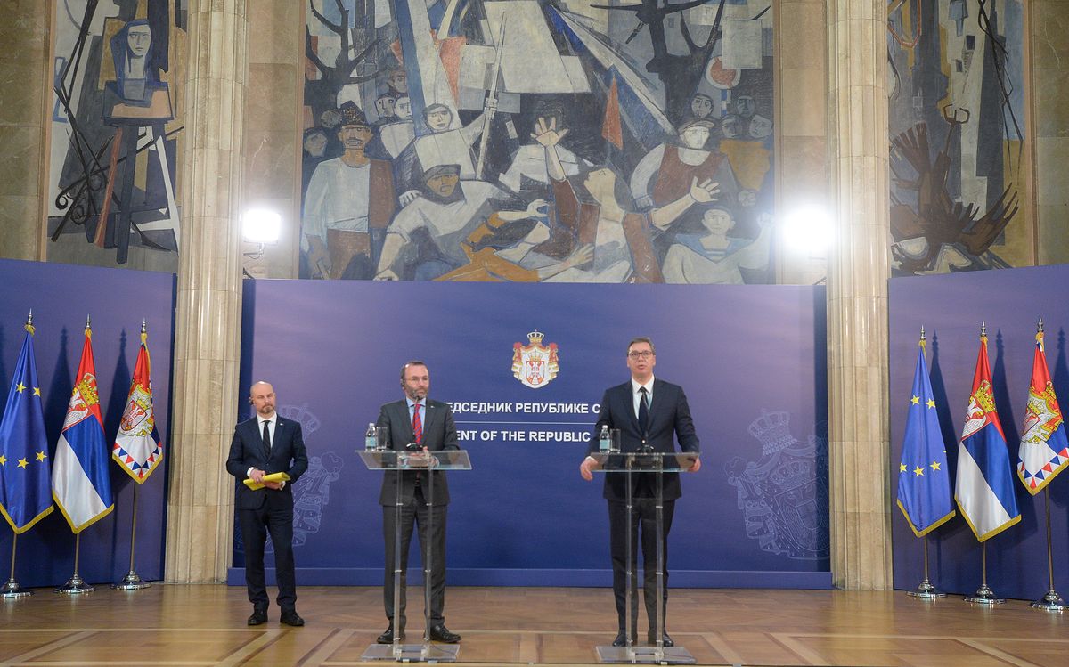 Председник Вучић састао се са делегацијом Европског парламента Председник Вучић састао се са делегацијом Европског парламента