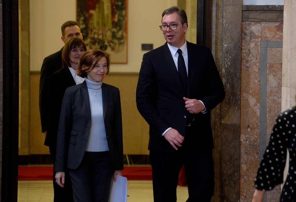 Председник Вучић састао се са са министарком одбране Француске Републике