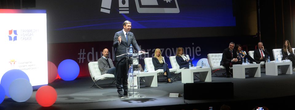 Председник Вучић учествовао на конференцији "Дуално образовање – знање за будућност"