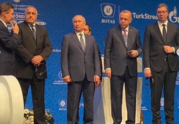 Predsednik Vučić prisustvovao svečanosti povodom puštanja u rad deonice gasovoda Turski tok u Istanbulu