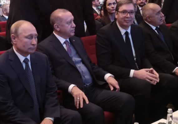 Predsednik Vučić prisustvovao svečanosti povodom puštanja u rad deonice gasovoda Turski tok u Istanbulu