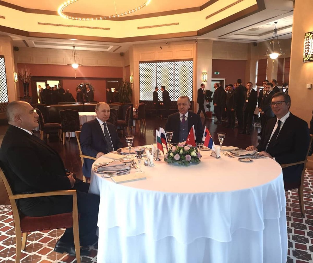 Predsednik Vučić prisustvovao svečanosti povodom puštanja u rad deonice gasovoda Turski tok u Istanbulu